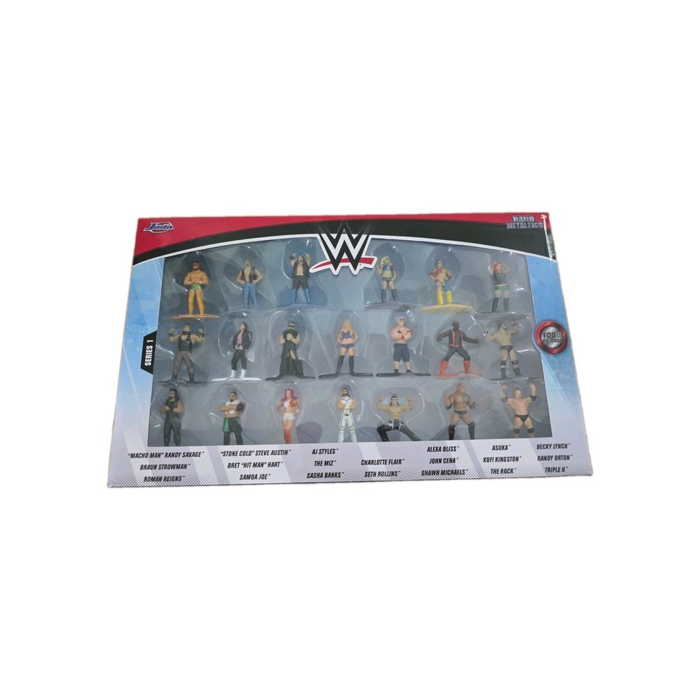 WWE Series 1 Nano 22 Diecast Metal Figs Jada New Sealed